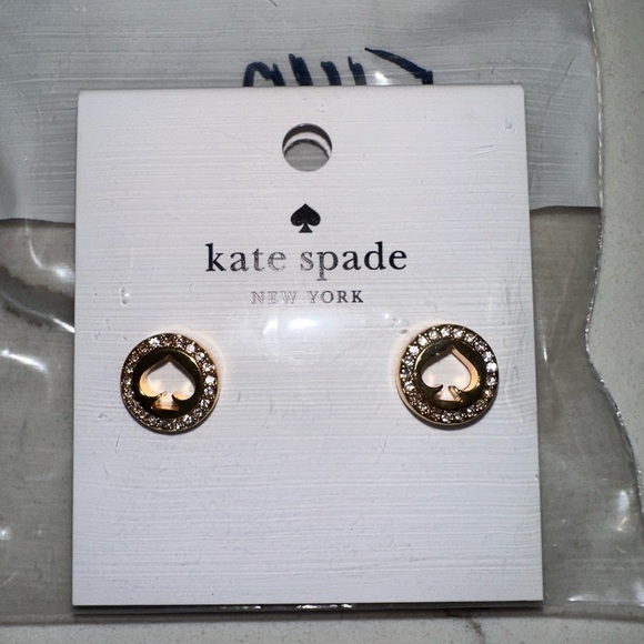 kate spade Jewelry - Kate Spade Gold Spade Stud Earrings